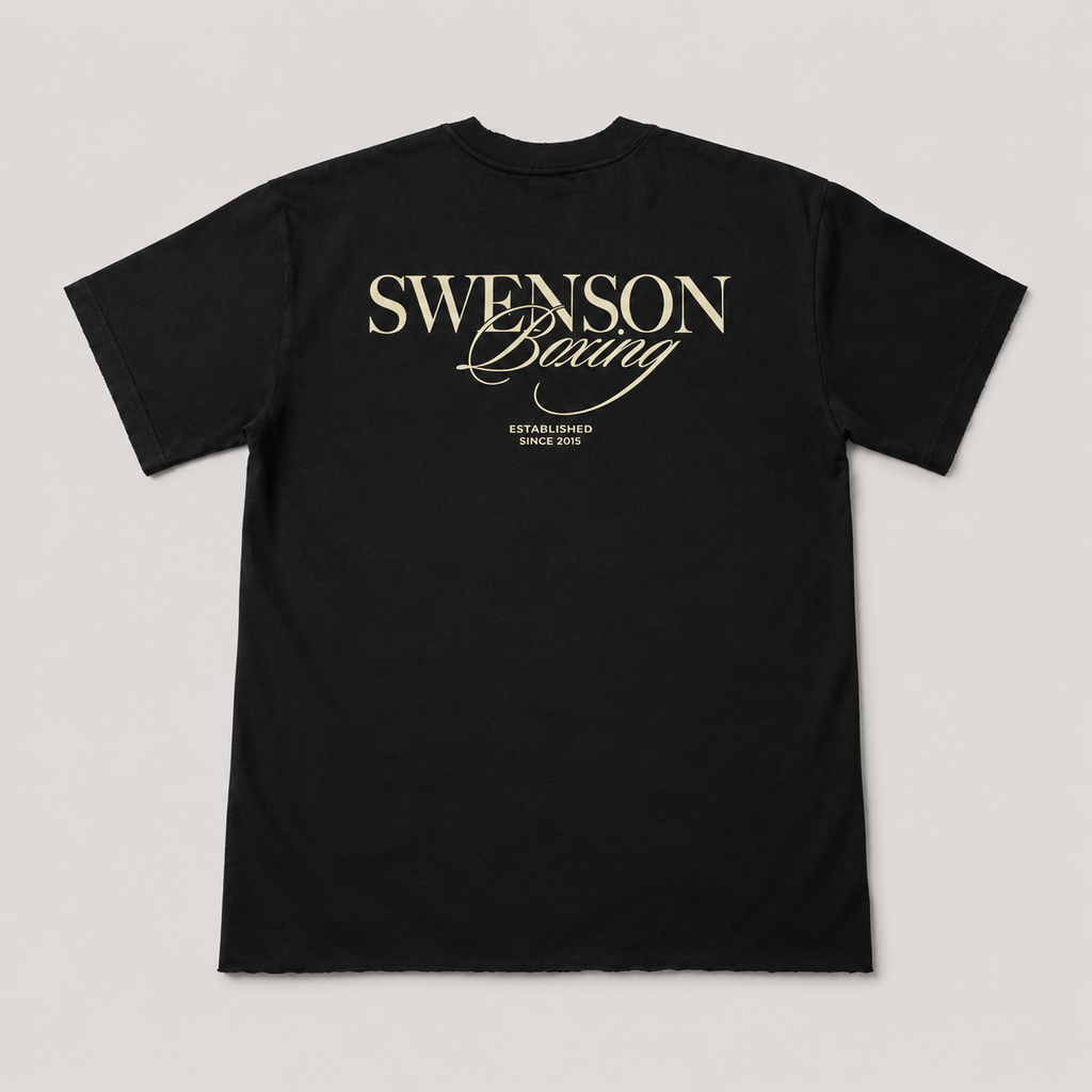 Swenson Boxing Men’s Signature T-Shirt - Black