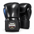 Black Swenson Boxing gloves on white background