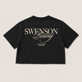 Swenson Boxing Women’s Signature Crop Top - Black